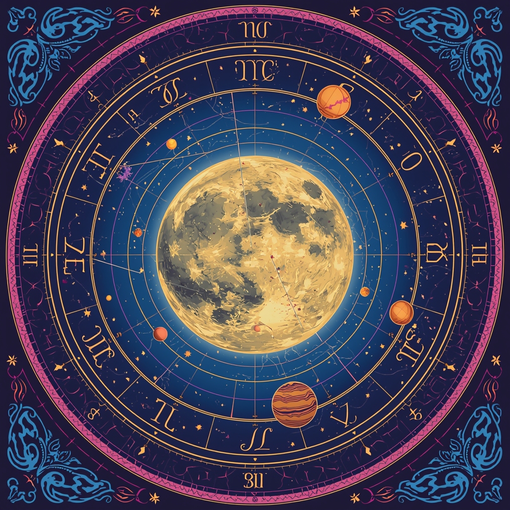 lucid origin a vibrant and detailed illustration of astrology with a celestial map in the bac 0